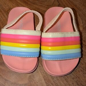 OshKosh B'gosh Pink Rainbow Kids Sandals